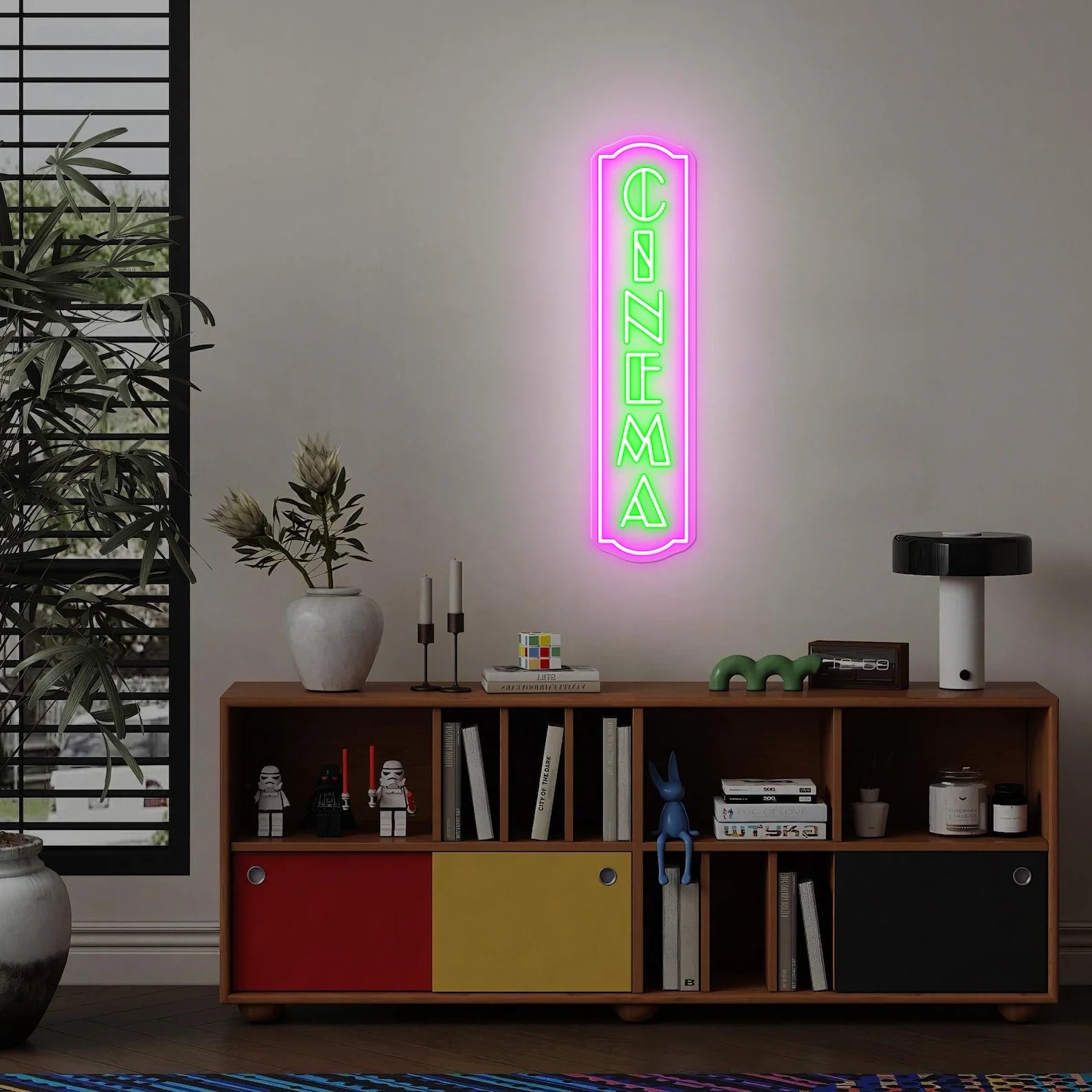 Vertical Cinema Neon