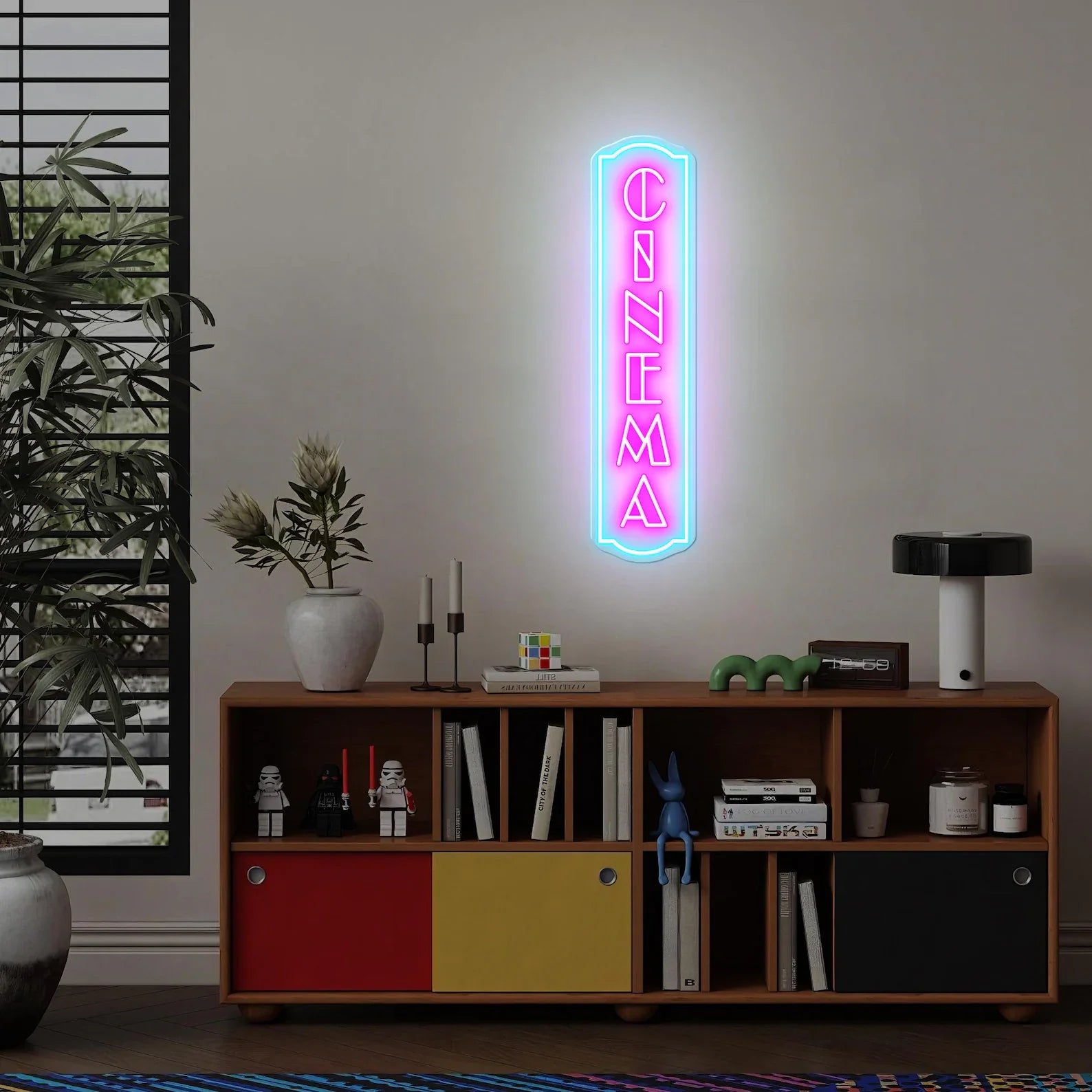Vertical Cinema Neon