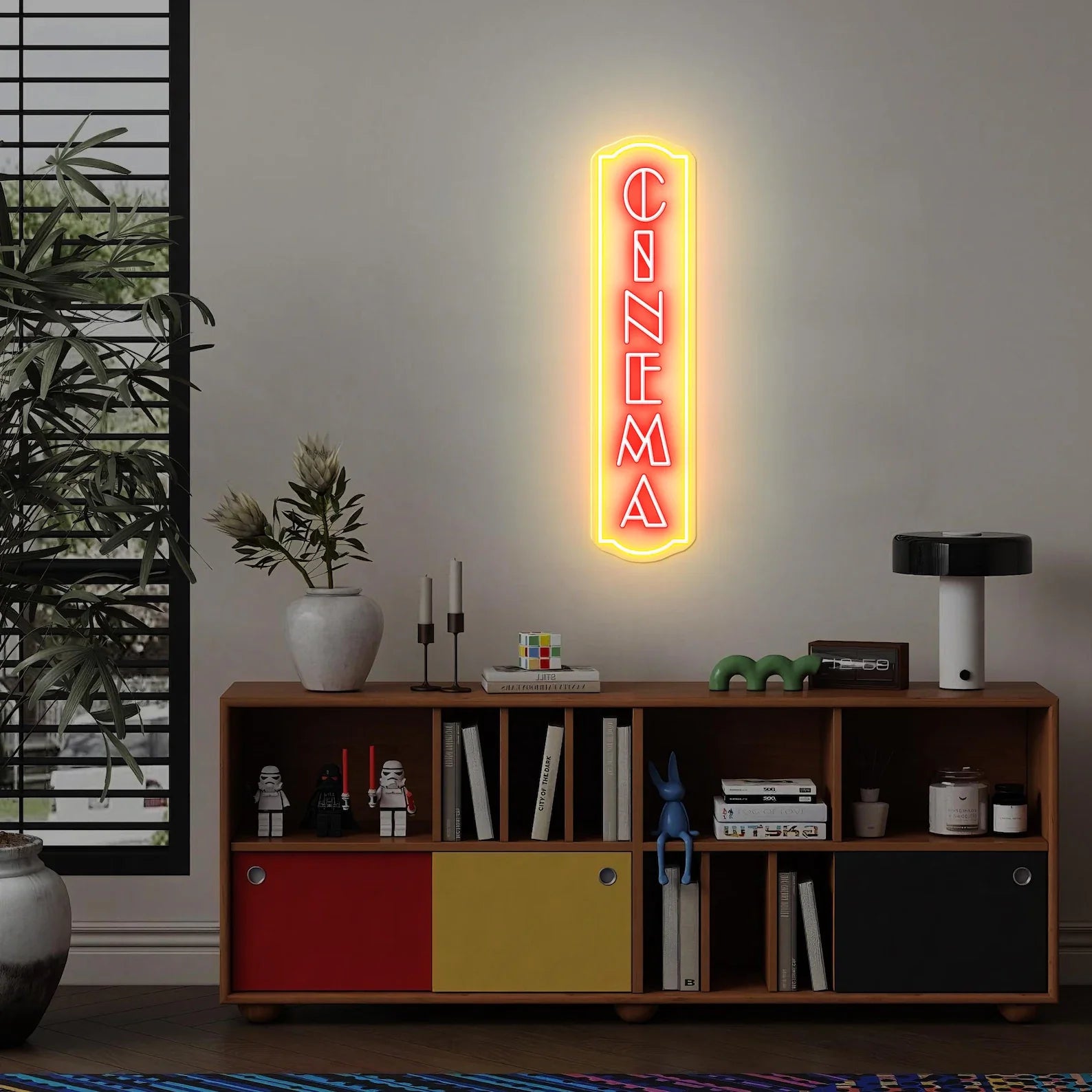 Vertical Cinema Neon