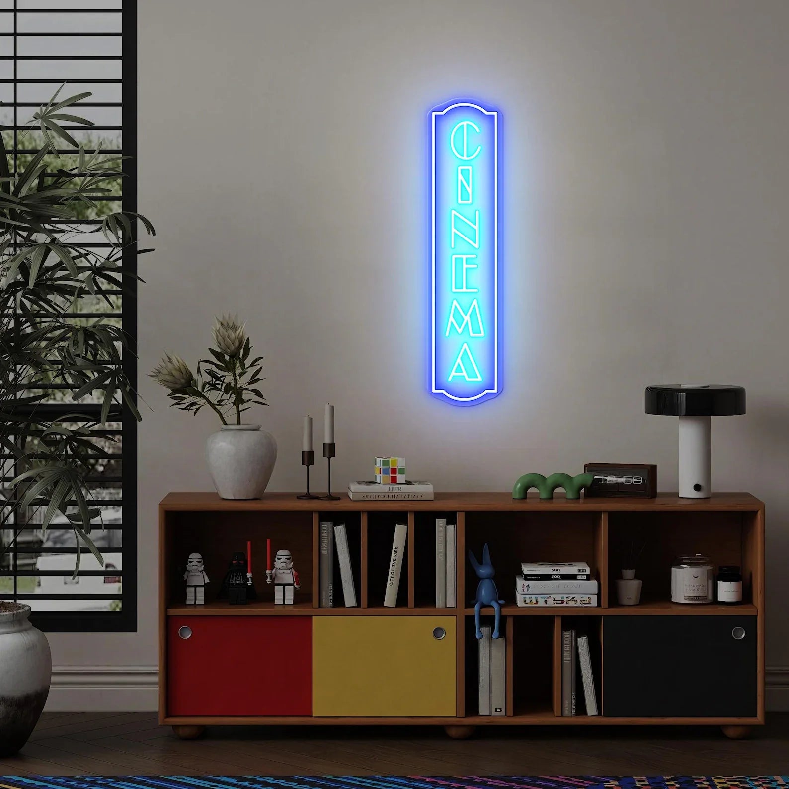Vertical Cinema Neon